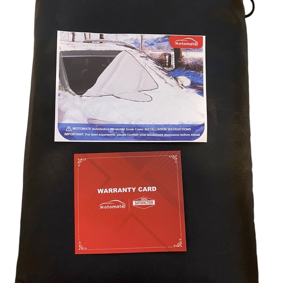Motomate- windshield cover for ice and snow NWOT - Picture 2 of 4